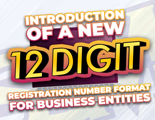 New Format for Business Entities Registration Number